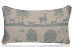 CairnGorms Loch / Duck Egg Blue Filled Bolster Cushion 30cm x 50cm — Filled Cushions