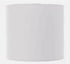 Plain Cotton Cream Drum Lampshade