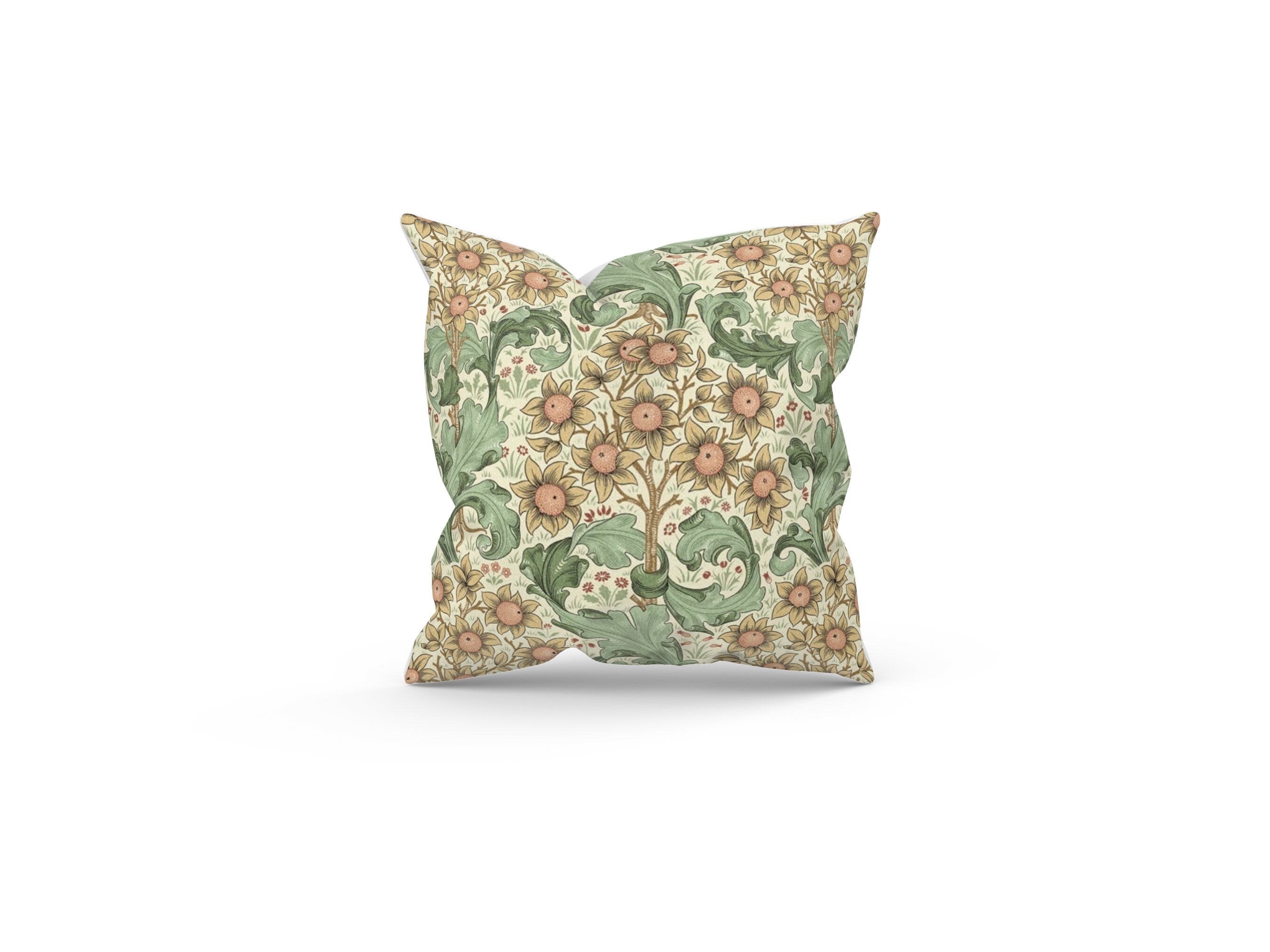 William Morris Orchid Buttercup Double-Sided Filled Cushion