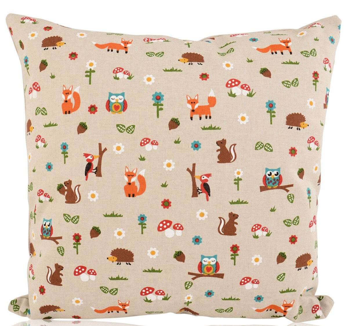 Woodland Friends Filled Cushion