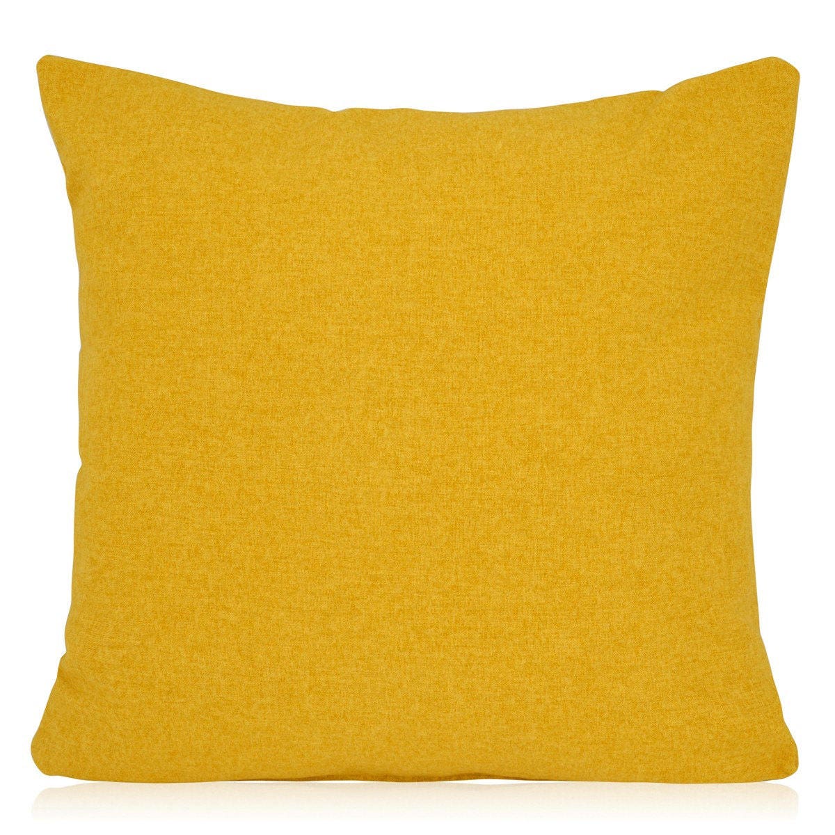 Shetland Mustard Yellow Filled Cushion