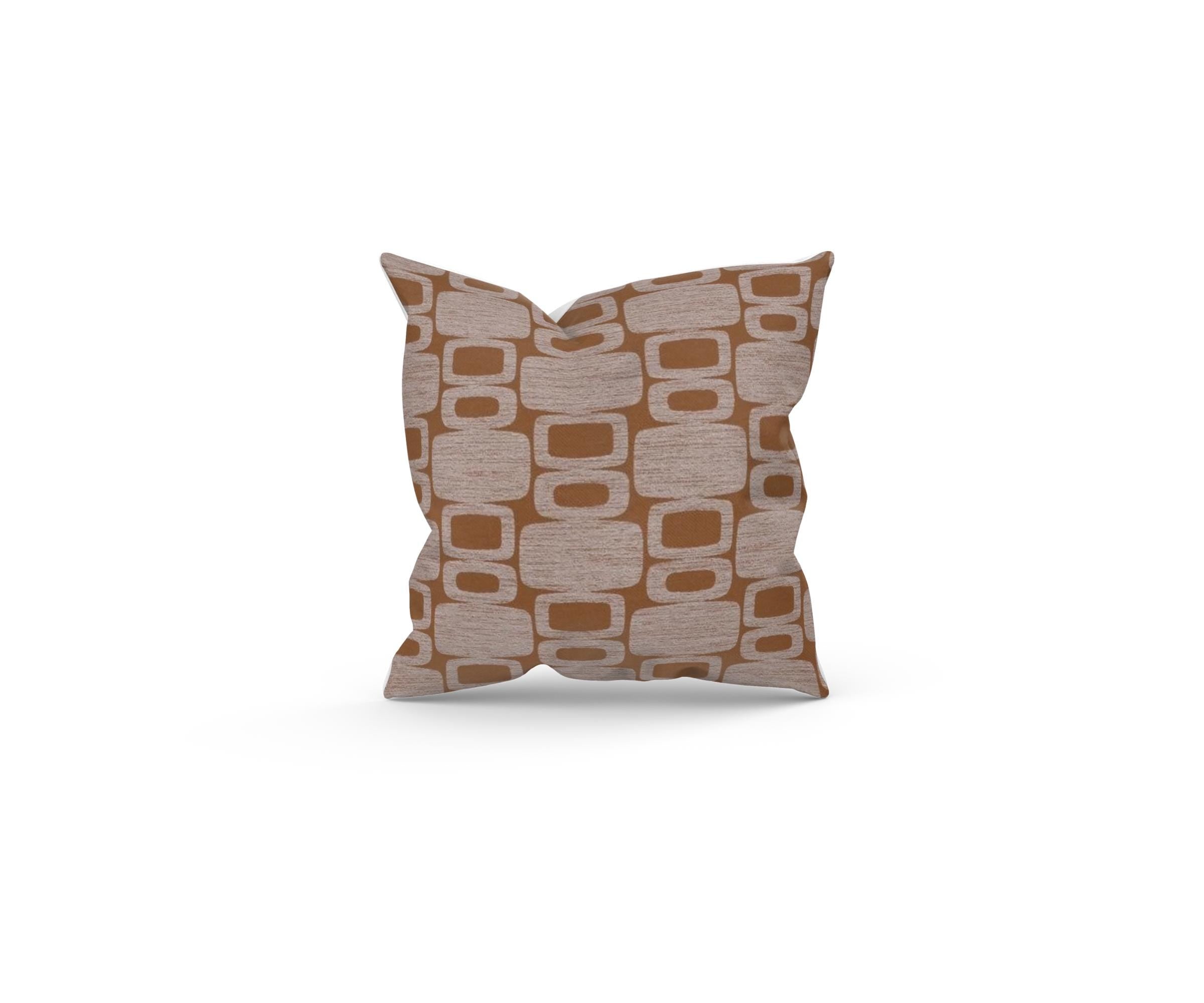 Apollo Burnt Orange Filled Cushion