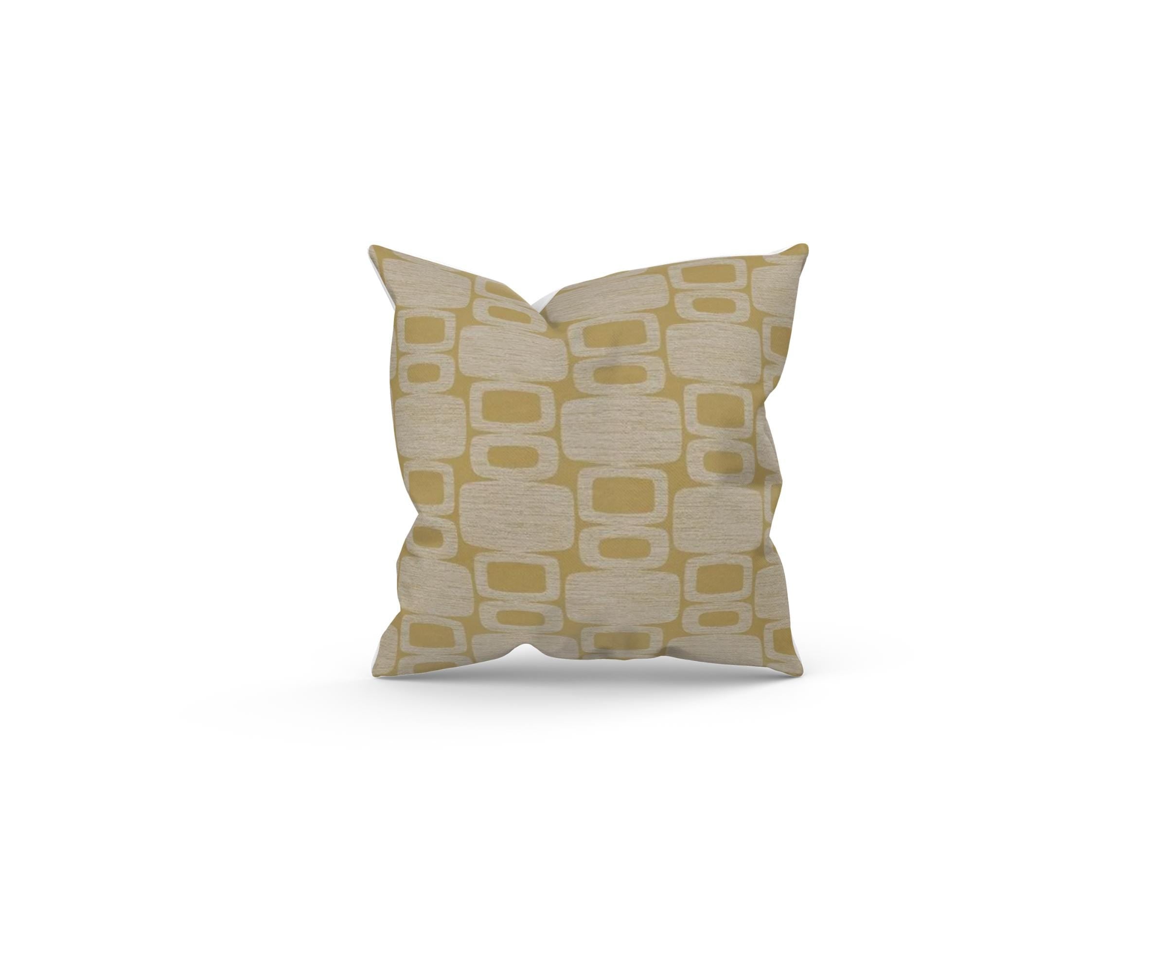 Apollo Ochre Filled Cushion