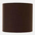Plain Cotton Chocolate Drum Lampshade