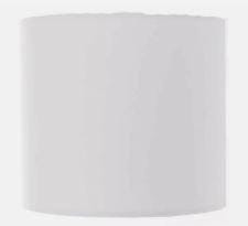 Plain Cotton White Drum Lampshade