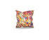 Bauhaus style Pink Filled Cushion