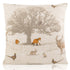 Fryetts Tatton Stag & Tree and Woodland Creatures Filled Cushion