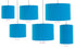 Plain Peacock Blue Drum Lampshade