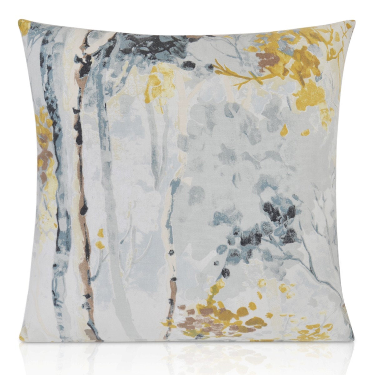 Silver Birch Tree Shadow Filled Cushion