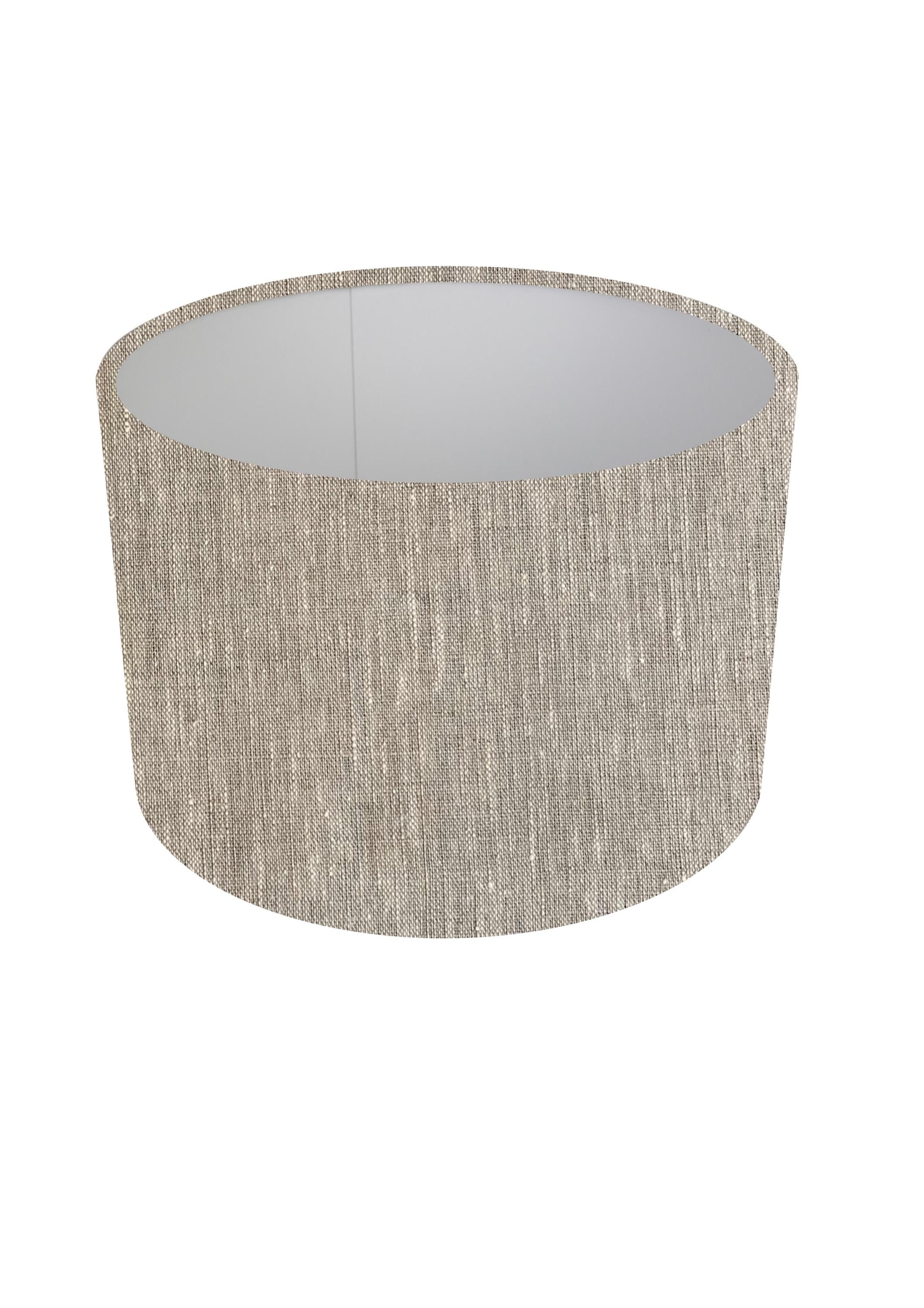 Natural Linen Drum Lampshade