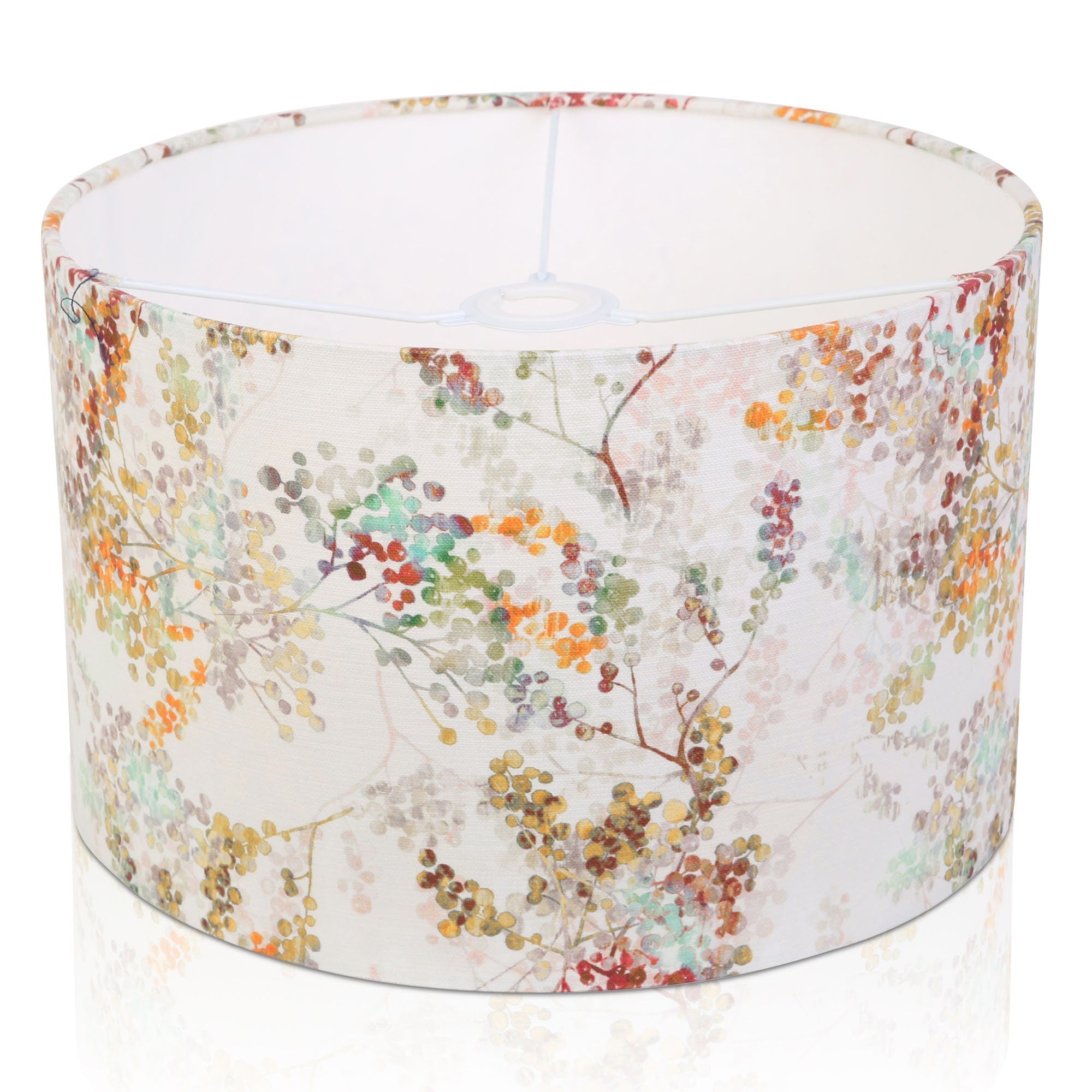 Fibre Naturelle Giverny Camille Citroulle Orange Drum Lampshade