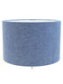 Denim Linen Drum Lampshade