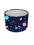 Navy Space Rocket Drum Lampshade