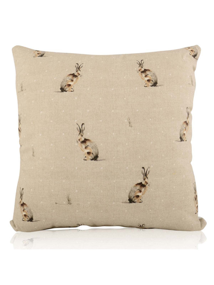 Fryetts Hartley Hare linen Style Filled Cushion