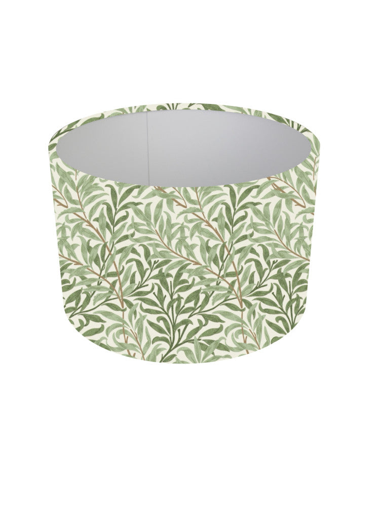 Willow Bough Sage Green Drum Lampshade
