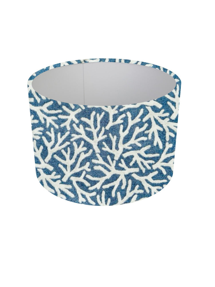 Denim Reef Drum Lampshade