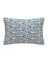 Padstow Blue Mackerel Fish Filled Bolster Cushion