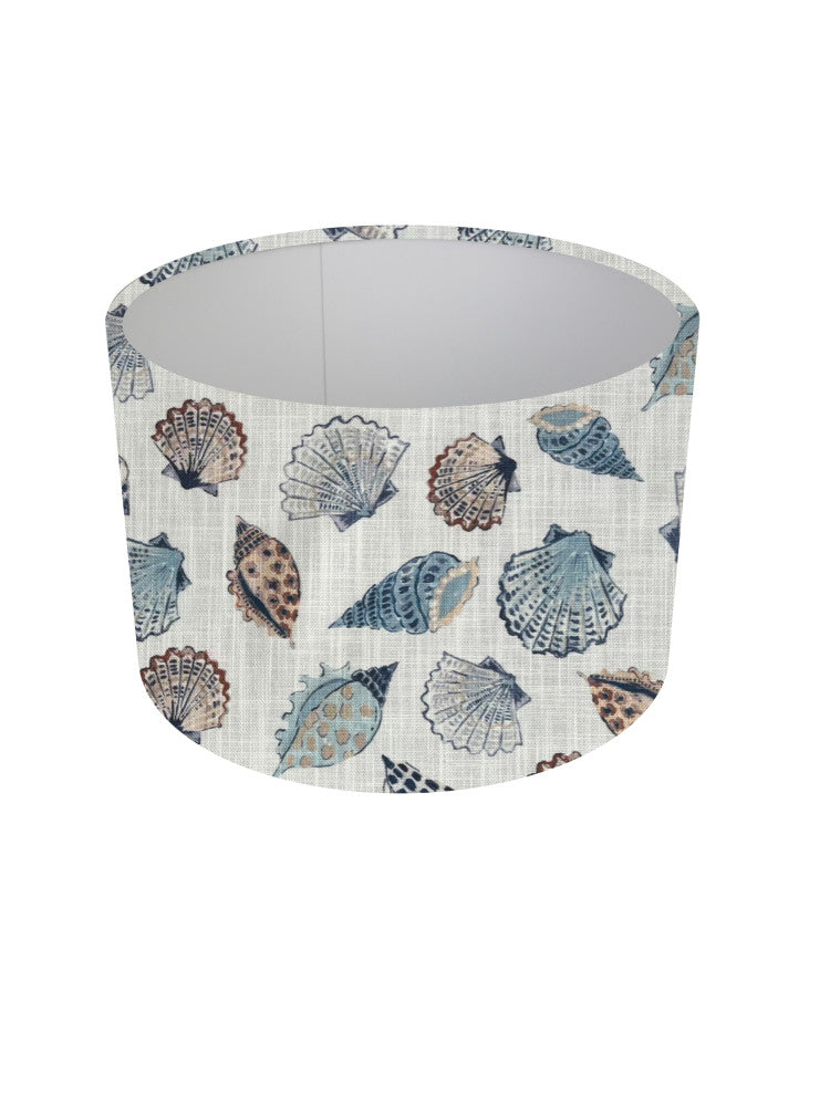Perranporth Sea shell Drum Lampshade
