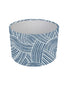 Ocean denim wave Drum Lampshade