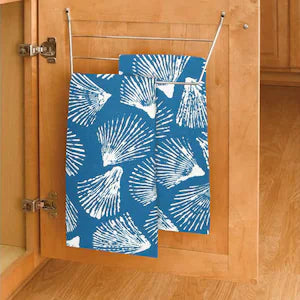 SANDBANKS SEA SHELLS KITCHEN TEA TOWEL x 2