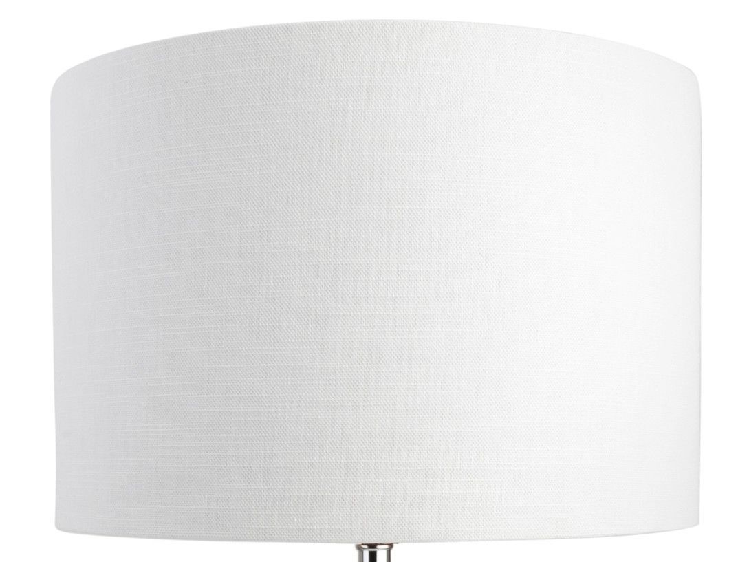 Frida White Linen Handmade Drum Lampshade | Furniture Checklist