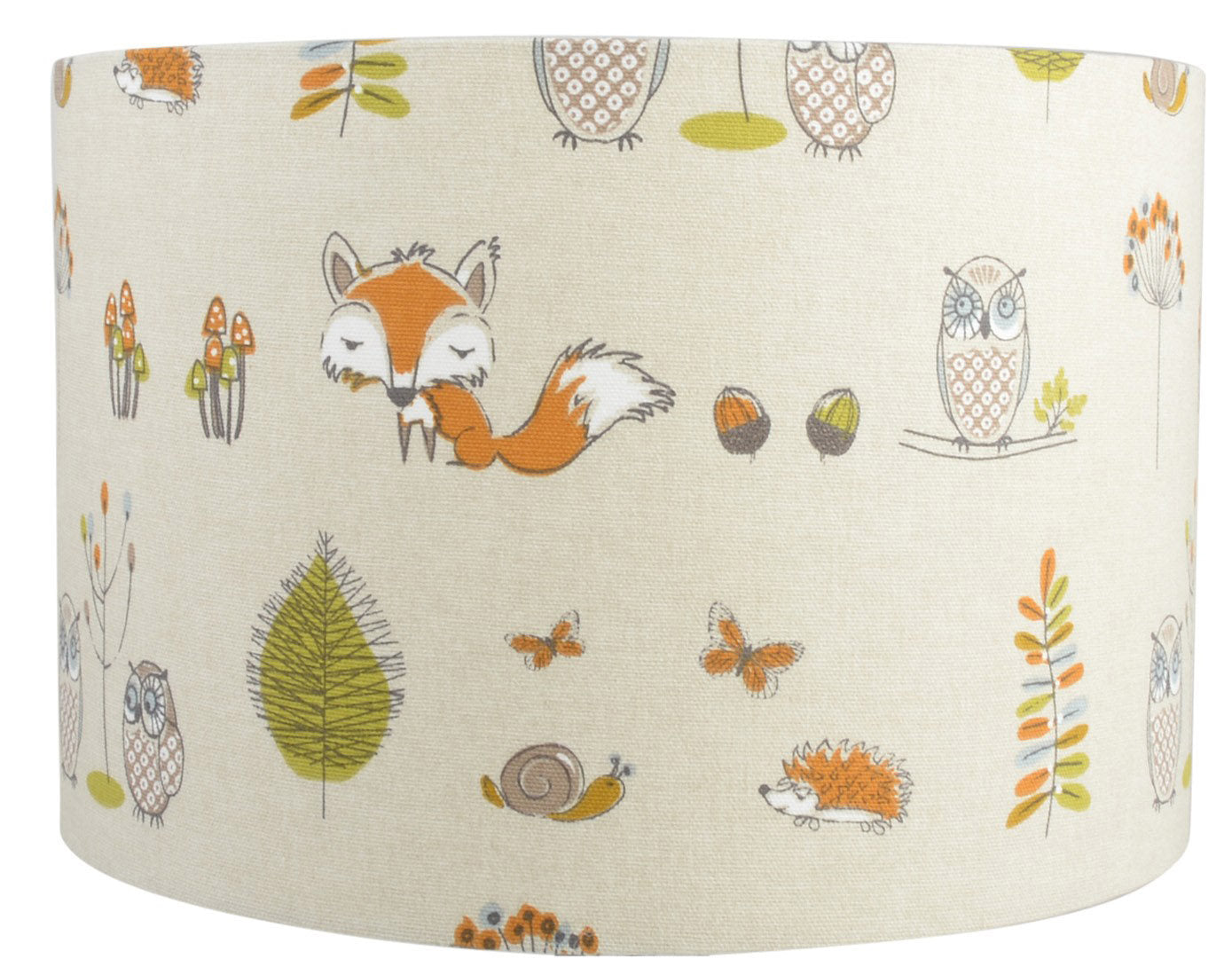 Fryett's Woodland Fox and Owl Handmade Lampshade Furniture Checklist