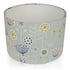 Fryetts Bergen Flowers Seafoam Blue & Navy Handmade Drum Lampshade | Furniture Checklist