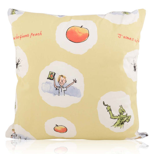 Roald Dahl 'James and the Giant Peach' Cushion Cover
