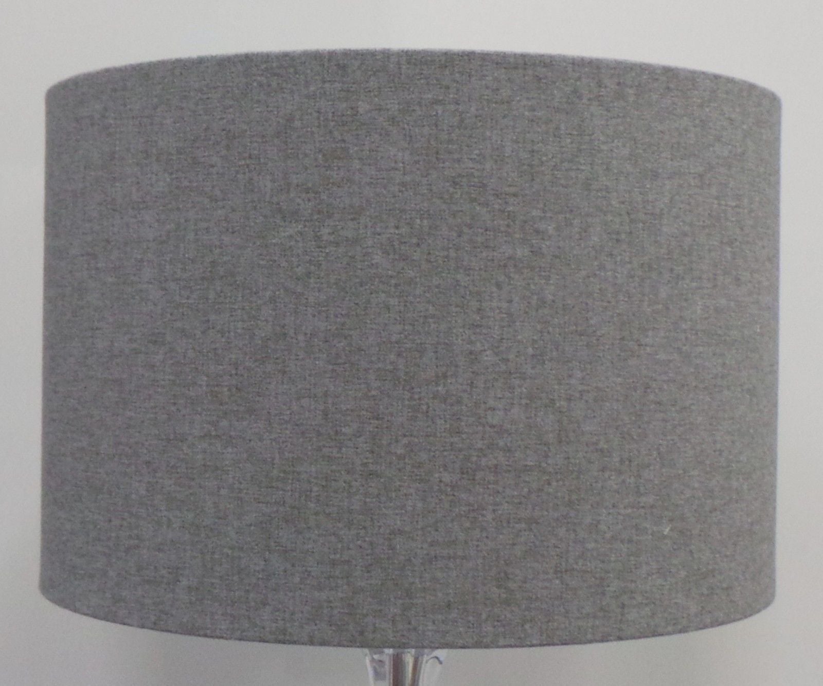 Mira Grey Brushed Linen Handmade Drum Lampshade | Furniture Checklist