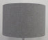 Mira Grey Brushed Linen Handmade Drum Lampshade | Furniture Checklist