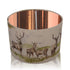 Moorland Stag Mirrored Copper Style Inner Handmade Drum Lampshade | furniturechecklist.co.uk