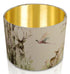 Enchanted Forest Mirrored Gold Inner Handmade Drum Lampshade | furniturechecklist.co.uk